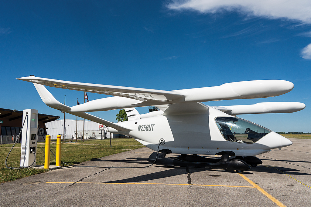 Beta Technologies aircraft charging station