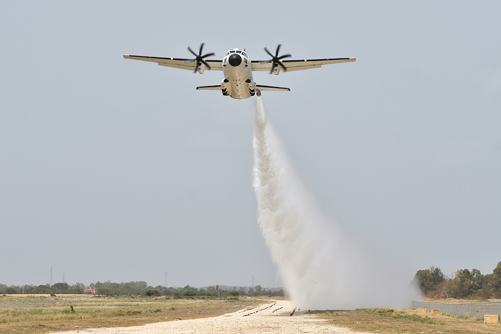 Leonardo firefighting aircraft