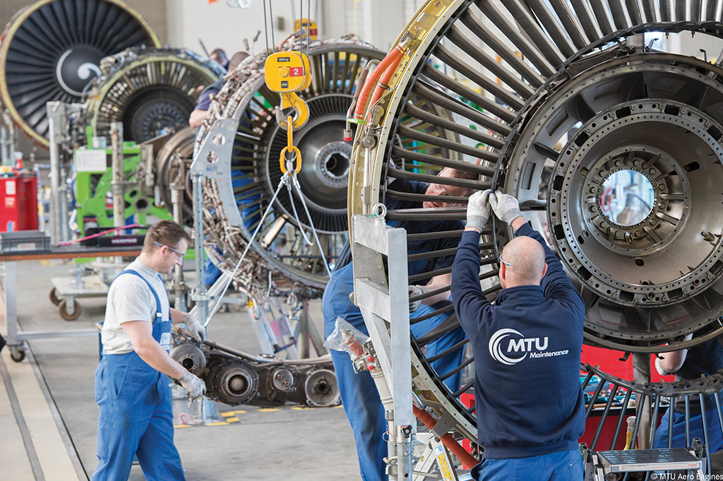 MTU Aero Engines workspace