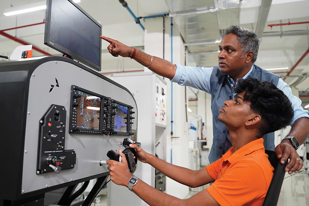 GMR Aero Technic technicians