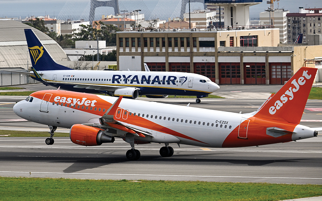 easyJet aircraft taking off