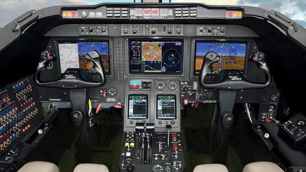  Beechjet 400A/Hawker 400XP flight deck