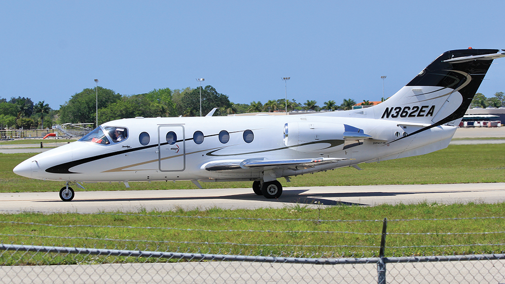 business aircraft on tarmac