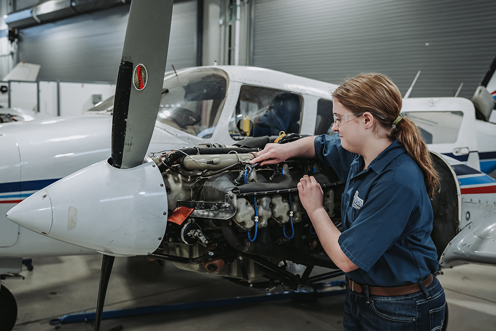 Miami Valley Career Technology Center student