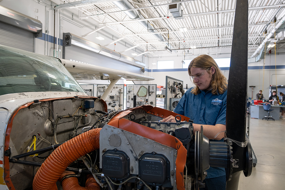 Miami Valley Career Technology Center student