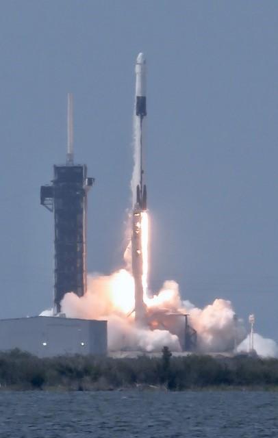 SpaceX Demo-2 liftoff