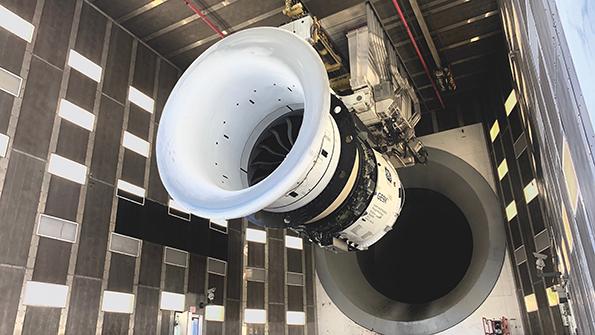 GE9X turbofan 