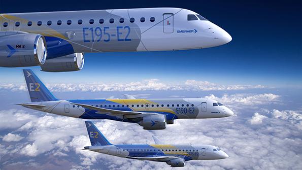 Embraer E2 medium-range airliner