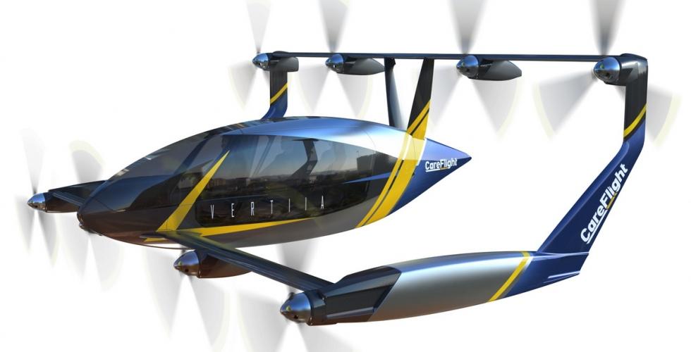 Careflight/AMSL Vertiia eVTOL ambulance