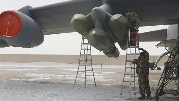 U.S. Air Force Boeing B-52 cruise missile weapons bay