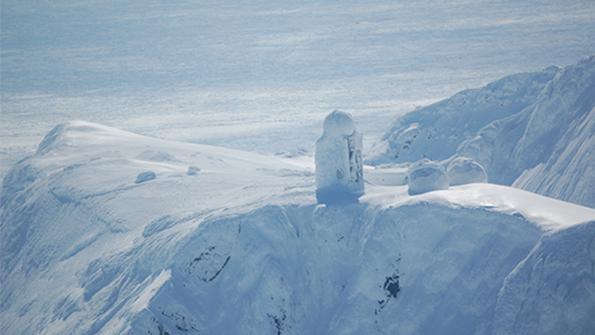 FPS-124 radar at North Warning System Site LAB-3