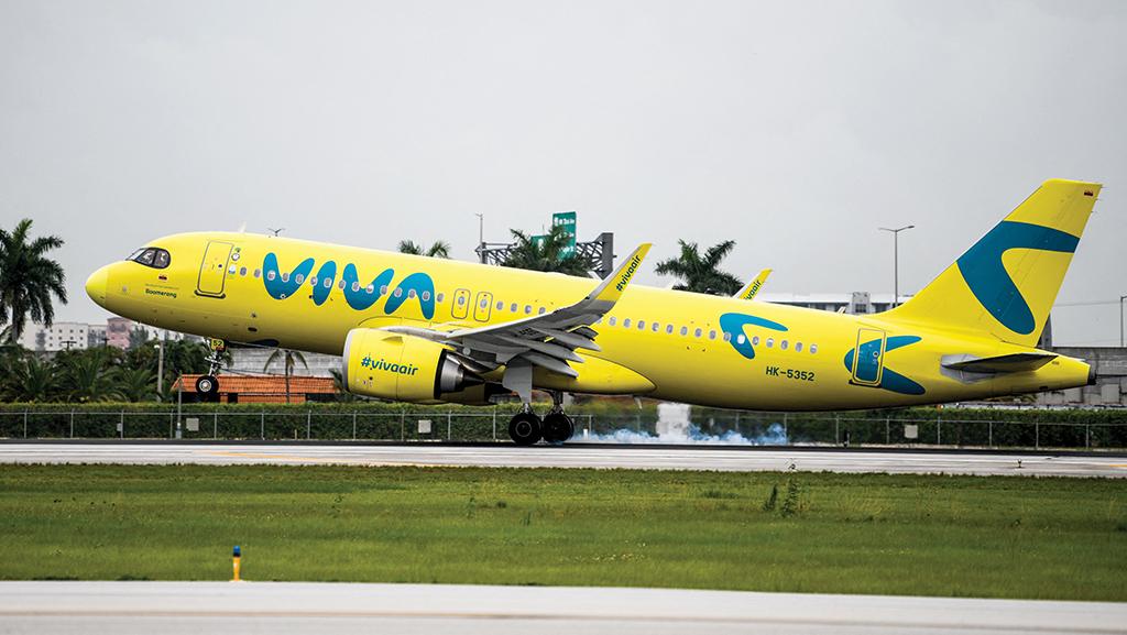 Colombian LCC Viva airliner