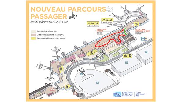 Airport Toulouse map