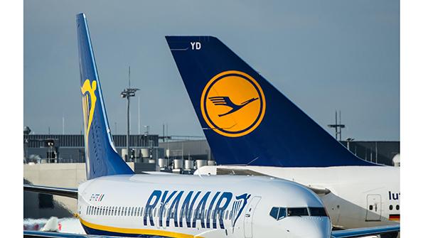 Ryanair parked aircraft