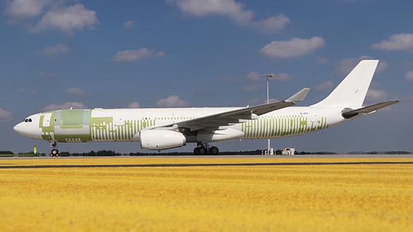 Airbus aircraft on runway