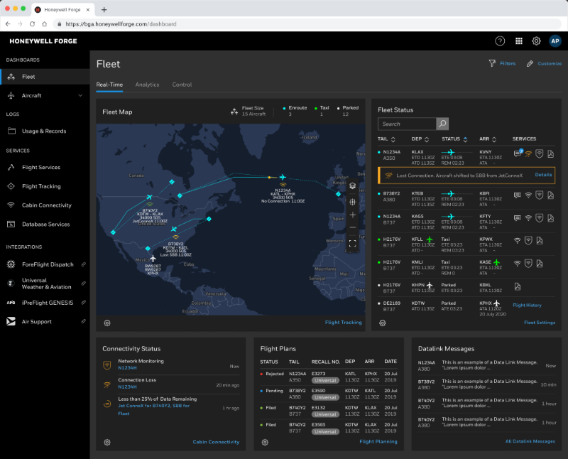 Honeywell Forge Dashboard