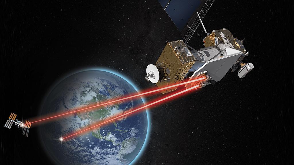 space laser comms concept