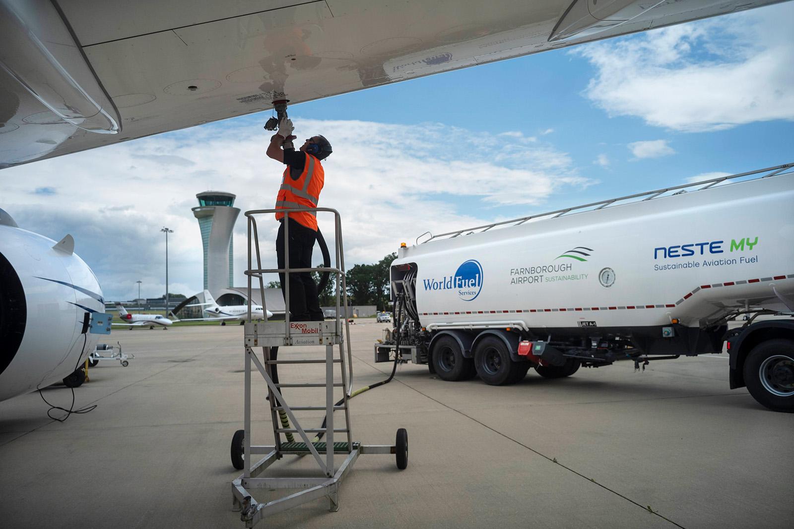 Farnborough's SAF fueling