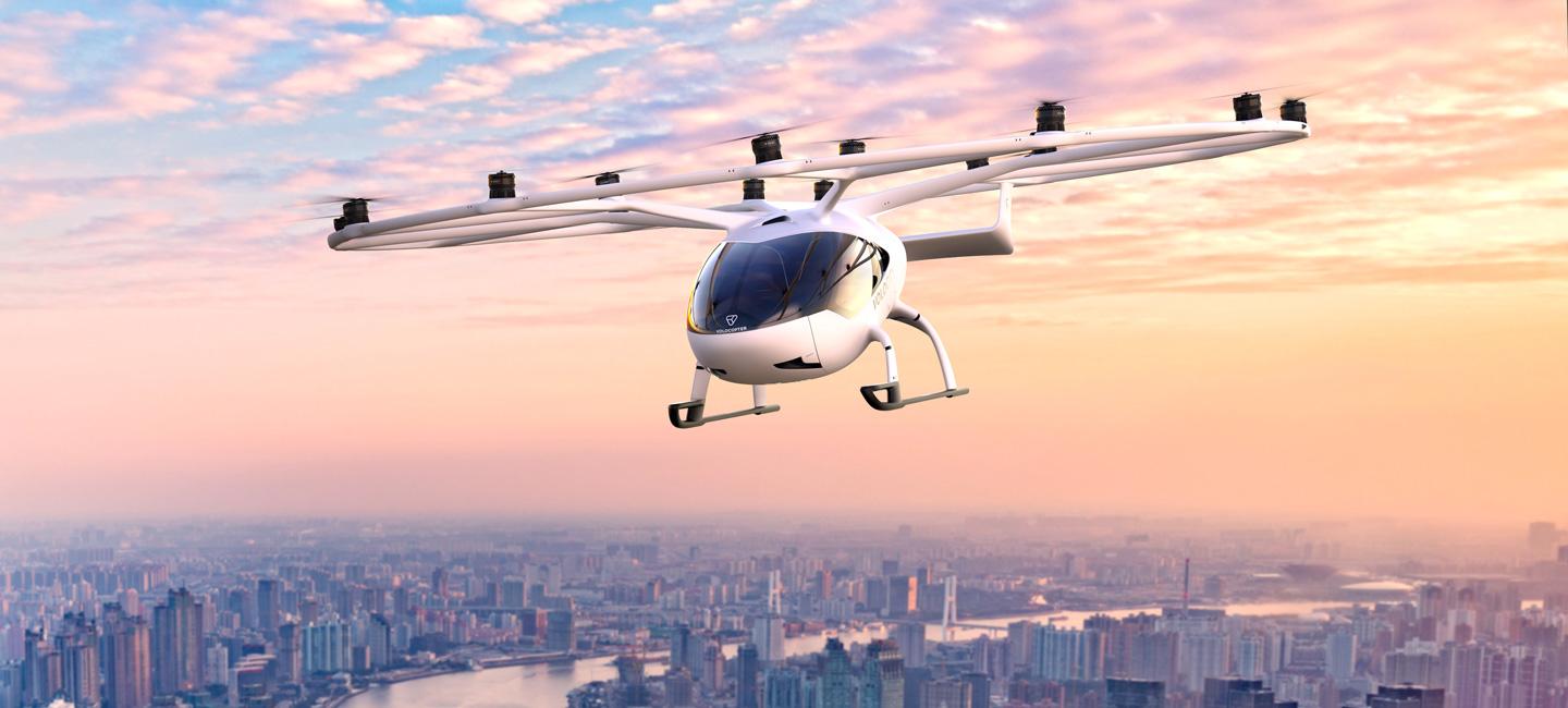 Volocopter over Paris