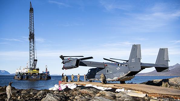 An Air Force CV-22 