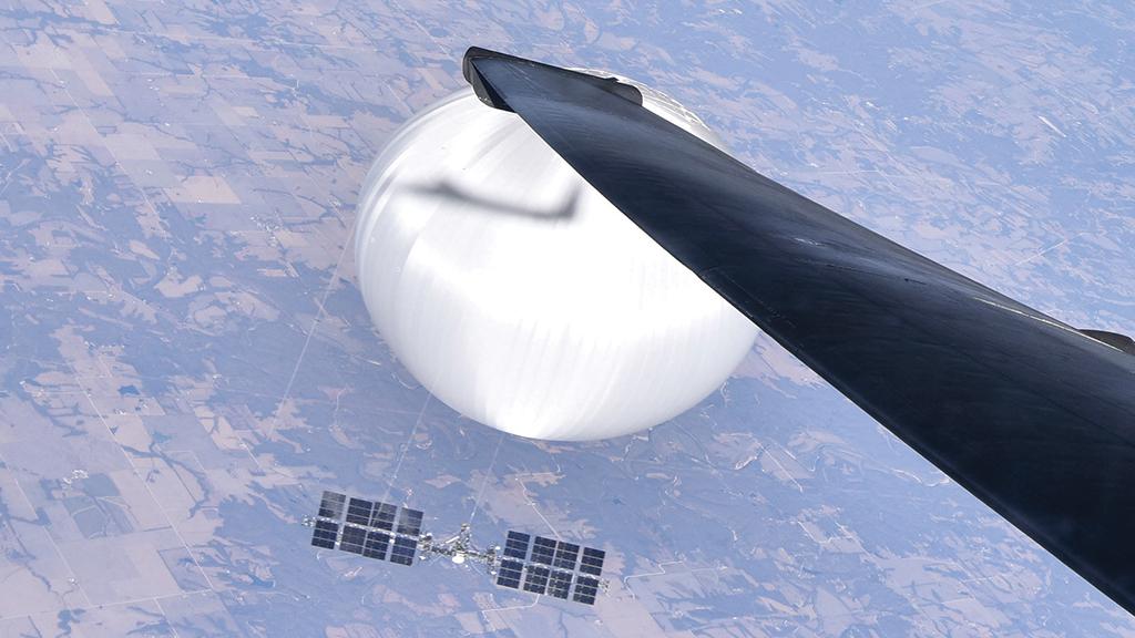 U-2 view of Chinese spy balloon