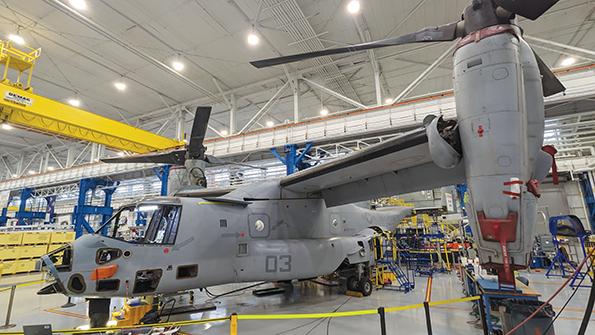 Bell Boeing MV-22 Ospreys 