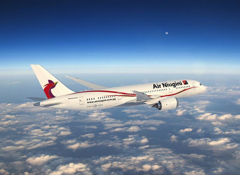 Air Niugini Boeing jet