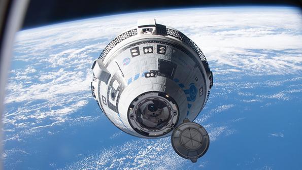 Starliner in orbit