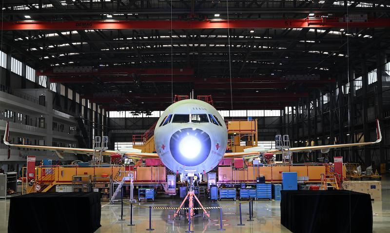 airbus assembly line north china Tianjin