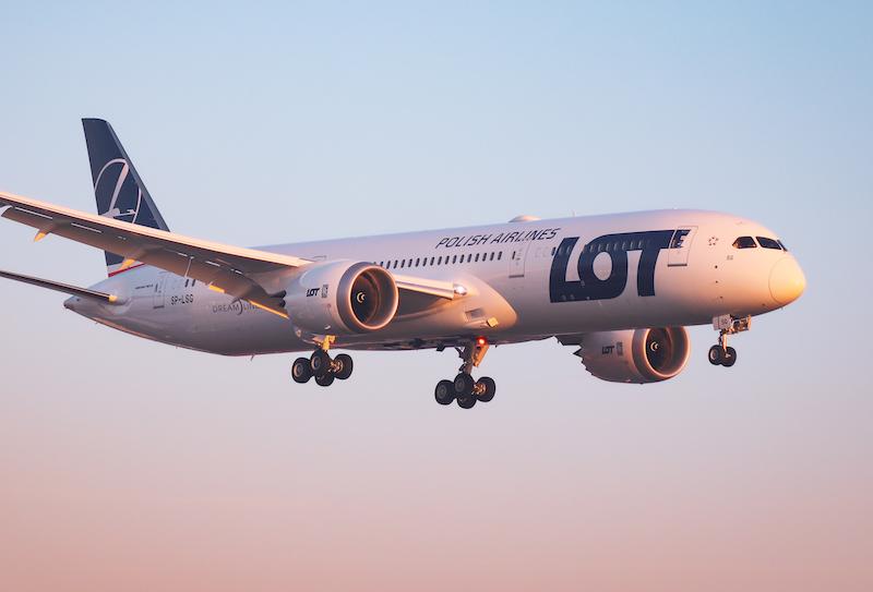 LOT Polish airlines boeing 787-9