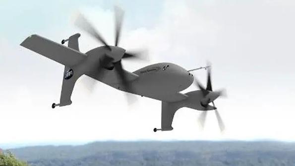 Rotor Blown Wing tailsitting VTOL configuration 