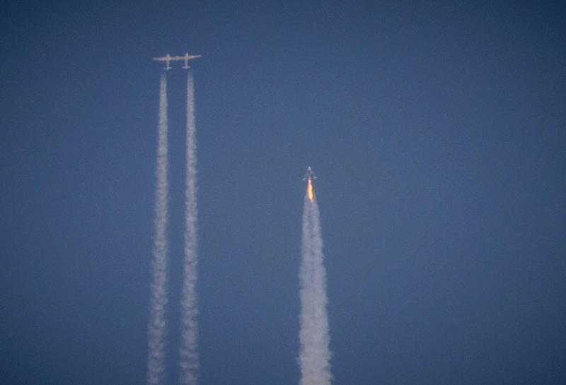 VSS Unity detaches from mothership Eve