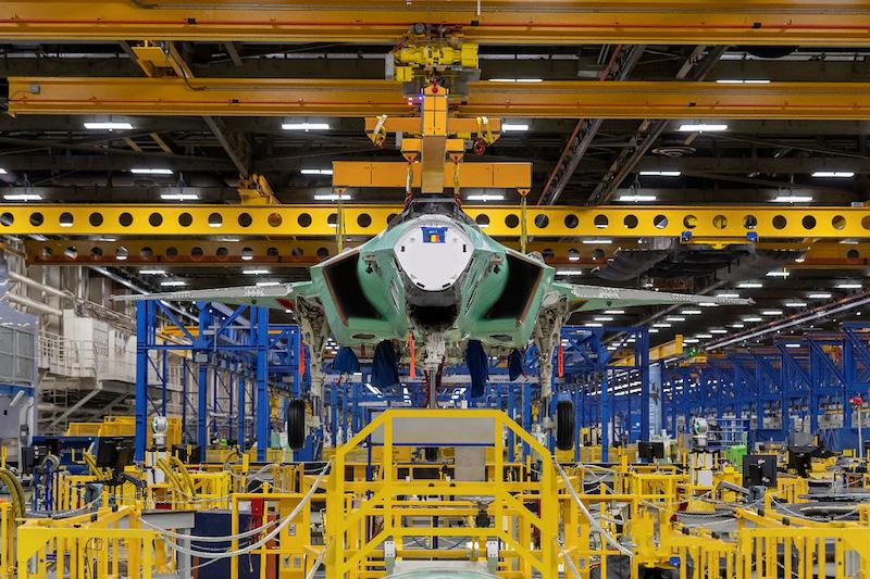 lockheed Martin f-35 in production