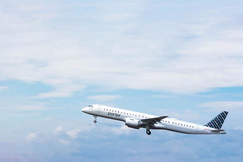 Embraer e195-e2 porter airlines