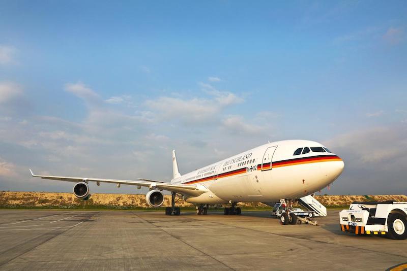 German Air Force airbus a340