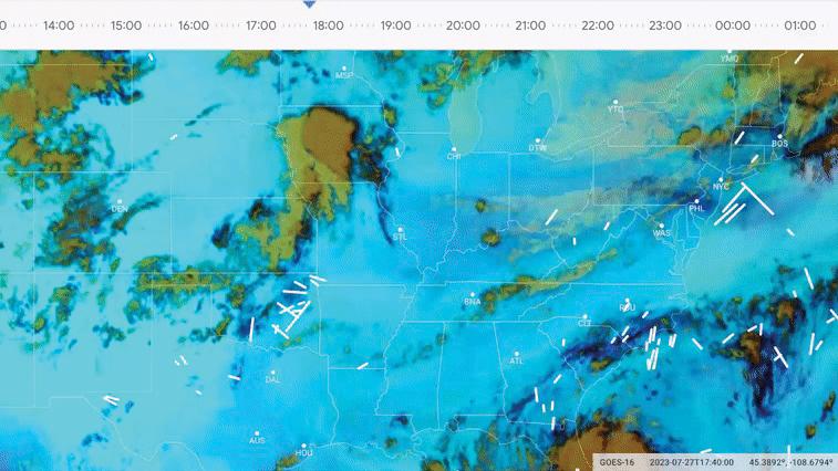 contrails map