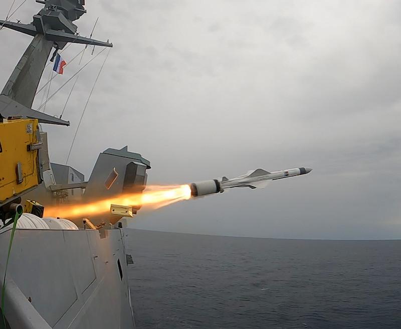 MBDA exocet missile test firing