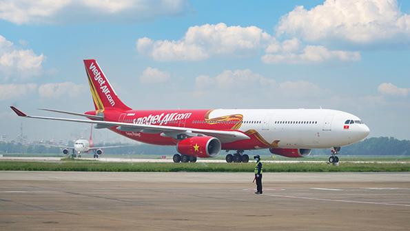 aircraft on runway