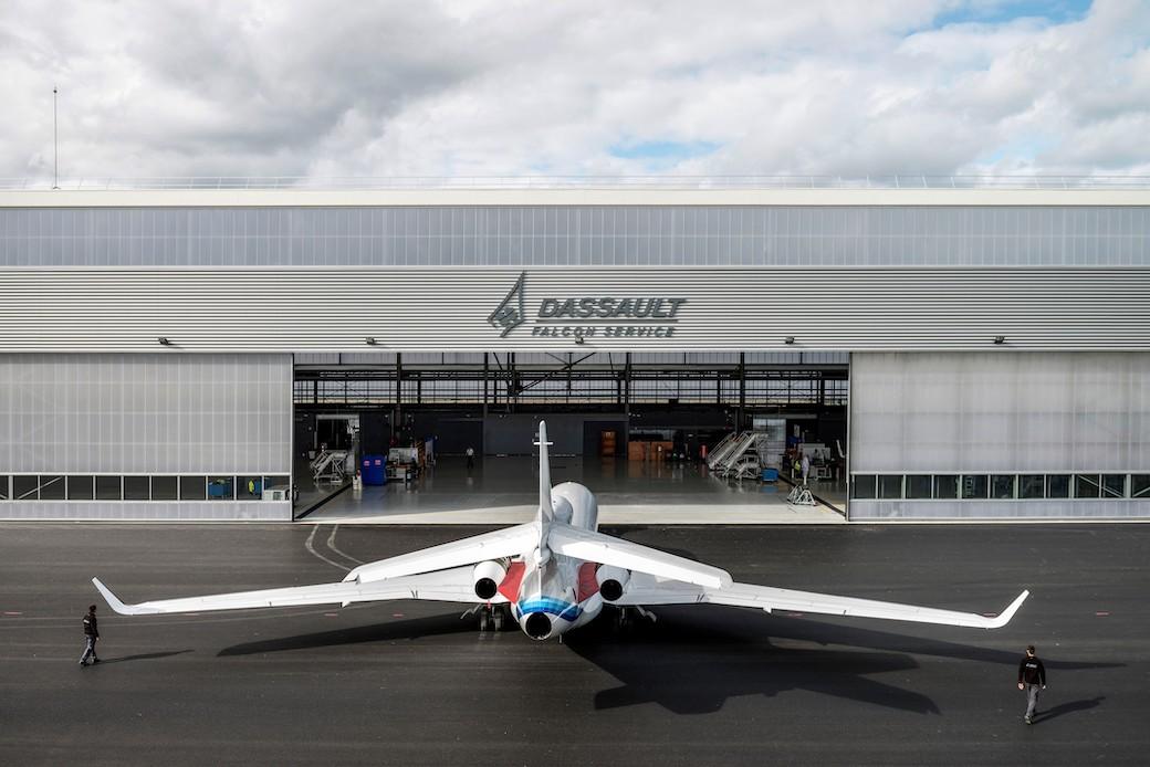 Dassault aviatiin hangar