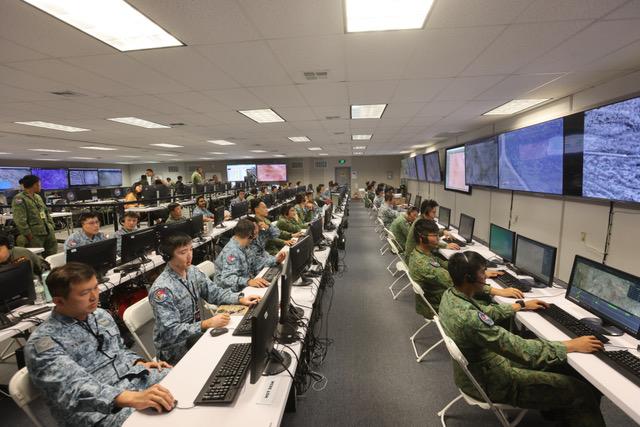 Forging Sabre command post at Mountain Home AFB