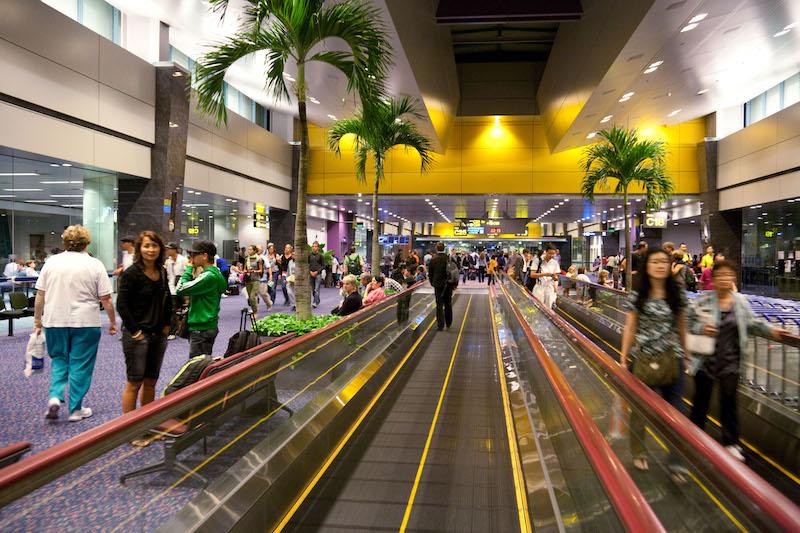 passengers at changi airport