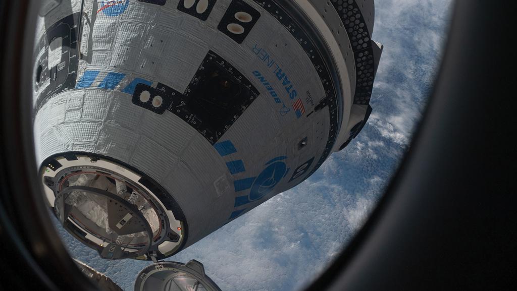 Boeing Starliner spacecraft in space