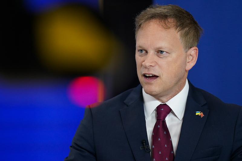 UK Defense Secretary Grant Schapps