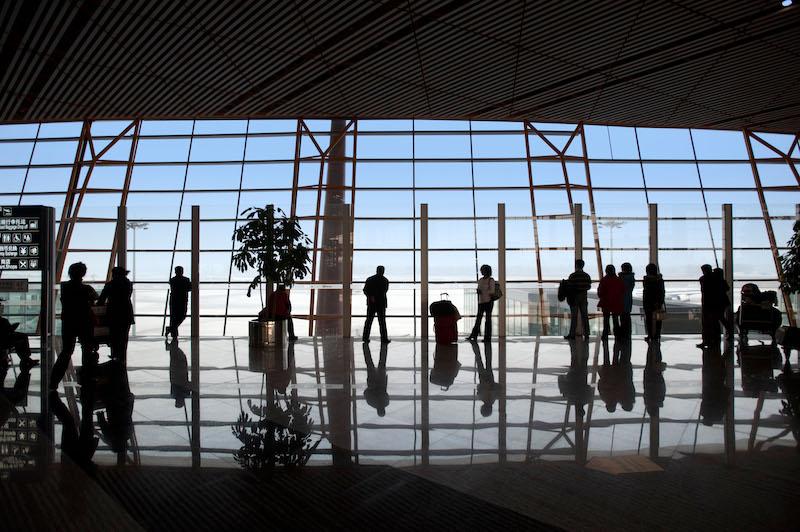 Beijing airport terminal