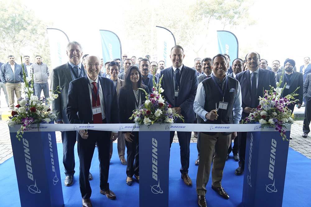 Boeing ribbon-cutting ceremony