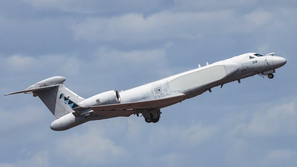 Singapore Air Force aircraft in flight