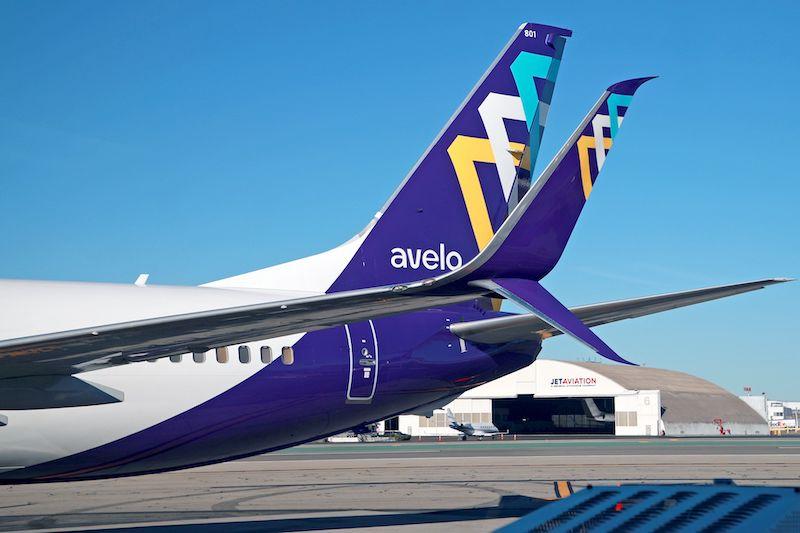 avelo jet tail