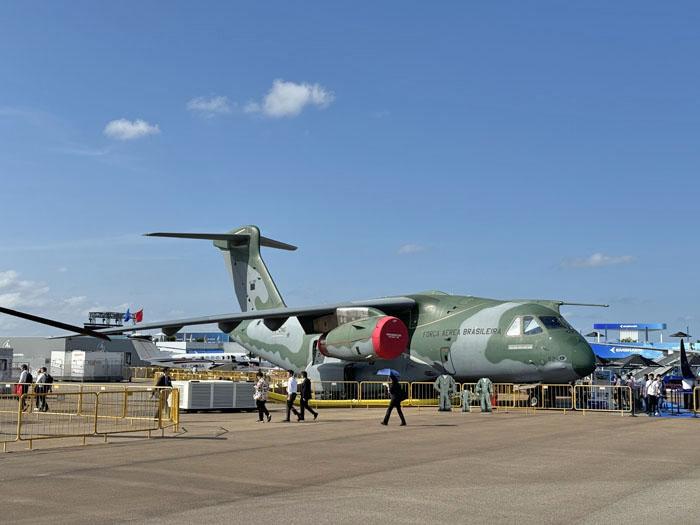 KC-390 aircraft on tarmac