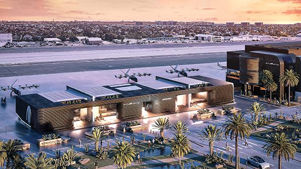 vertiport rendering