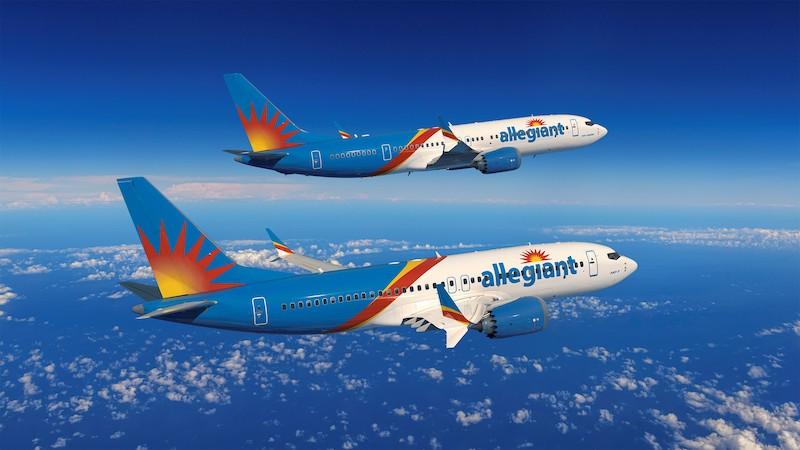 allegiant 737 max rendering